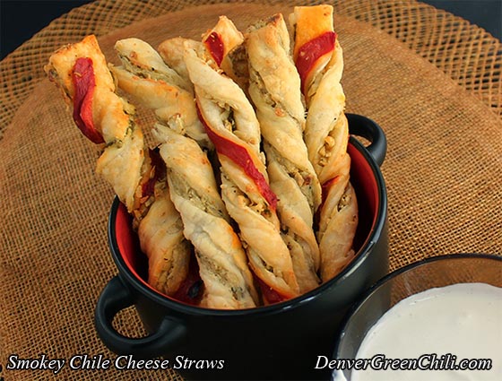 Smokey Chile Cheese Straws - Denver Green Chili